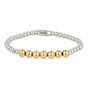 Bicolor armband  van stainless steel - My Bendel