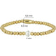 Gouden kralenarmband met witte parel - Elegant sieraad