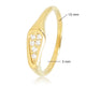Einzigartiger Ring mit Zirkonia