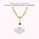 Halskette mit Peridot – Geburtsstein August
