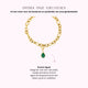 Armband met Green Agate - Geboortesteen Mei