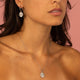 Amazoniet sieraden set zilver - zonnetjes hanger