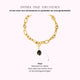 Armband met Onyx - Geboortesteen December