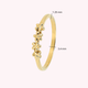 Gouden ring met bloemetjes - elegant en tijdloos sieraad