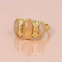 Rose Quartz Ring – Vintage Romance in Goud - My Bendel