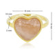 Heart Ring • Rose Quartz