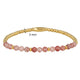 Armband mit facettierten Edelsteinperlen • Berry Quartz
