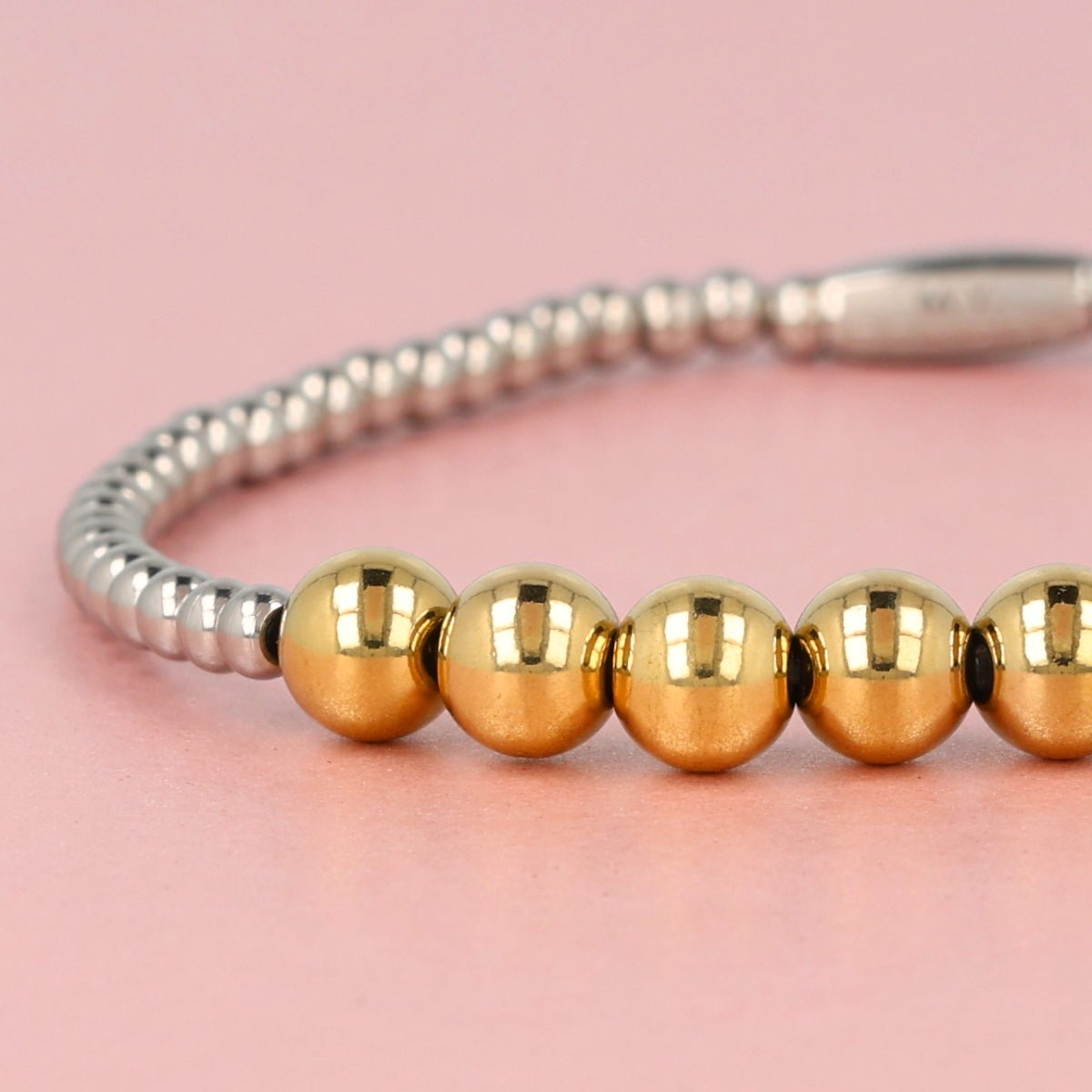 Bicolor armband van stainless steel - My Bendel - My Bendel