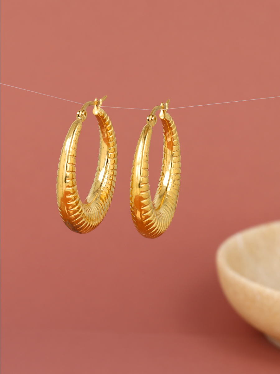 Hoop earrings