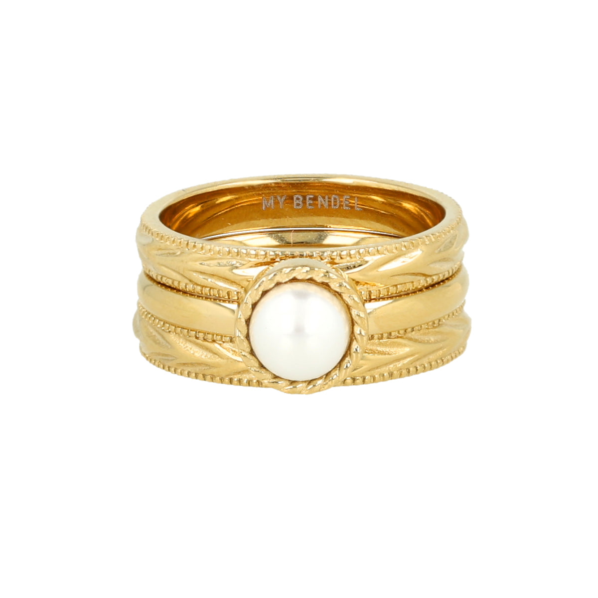Ringen set met parel