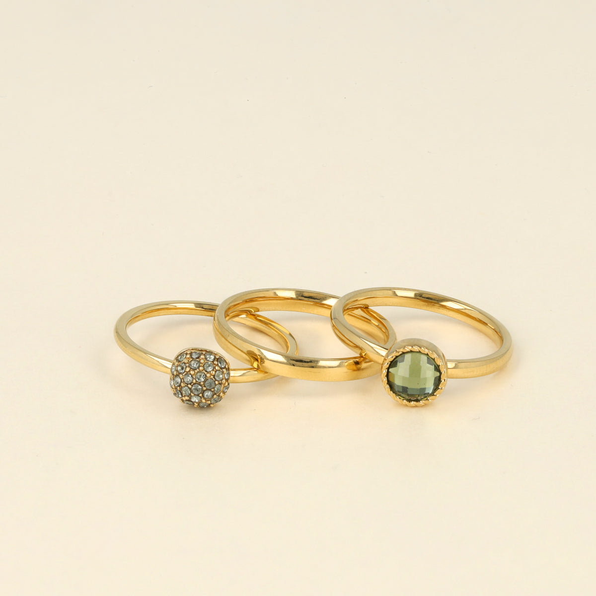 Ringen set groen
