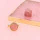 Rhodonit Goldring mit echtem Edelstein