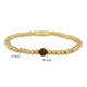 Elastisches Perlenarmband mit Tigerauge
