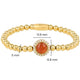 Elegante Armband met Edelsteen & Zirkonia • Berry Quartz