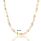 Kralenketting met Verschillende Edelstenen - Rose Quartz, White Quartz & Fluorite