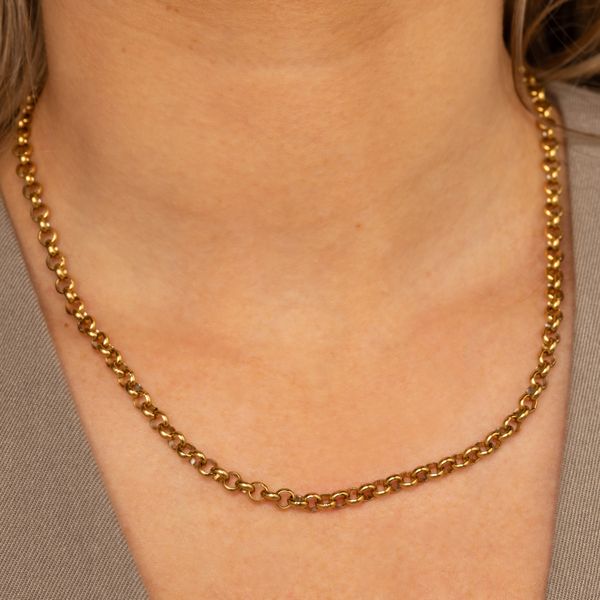Gliederkette • 43 cm • Gold