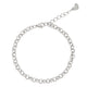 Gliederarmband • 17 cm • Silber