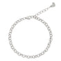 Gliederarmband • 17 cm • Silber