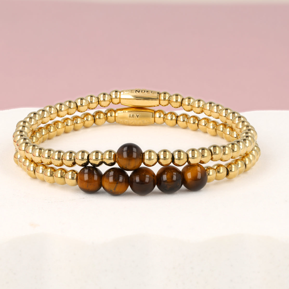 Tiger Eye armbanden set