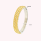 Two-tone Slip Ring – Golden Beads