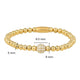 Goldenes Armband mit Zirkonia-Kugel
