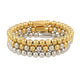 Armband-Set • Gold, Bicolor und silberfarbenes Armband