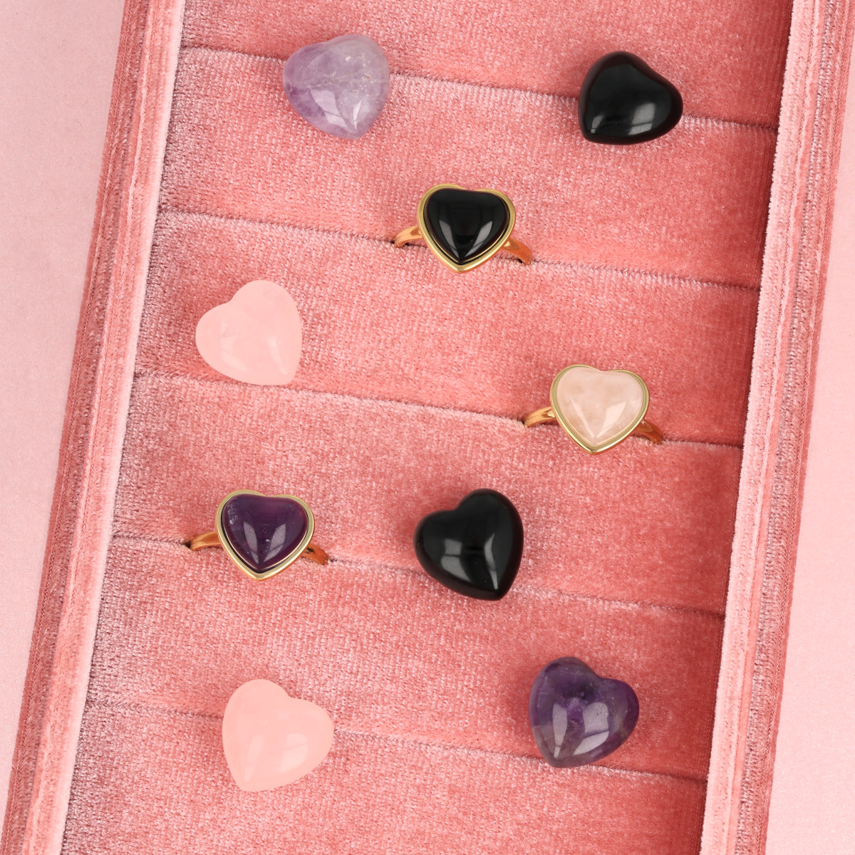 Edelsteine Herz • Amethyst