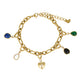 Schakelarmband met diverse bedels
