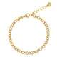 Gliederarmband • 17 cm • Gold