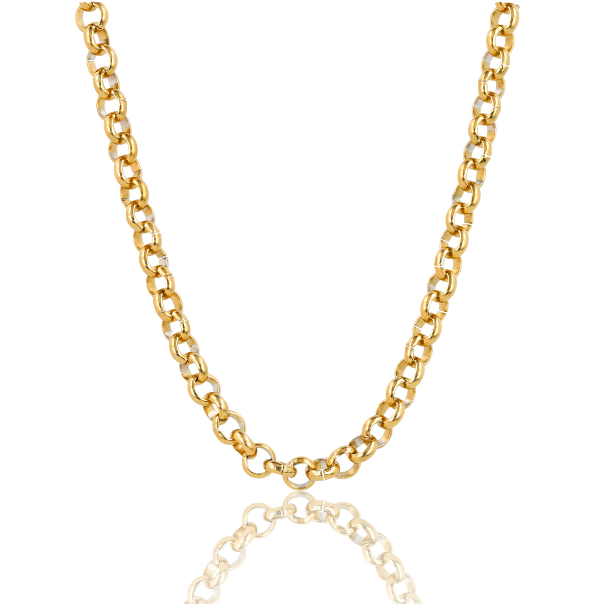 Gliederkette • 43 cm • Gold