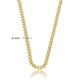 Gouden Ketting 4mm Grove Schakels Stoer Design