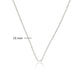 Fine 1mm Stainless Steel Link Chain - Silver Colored