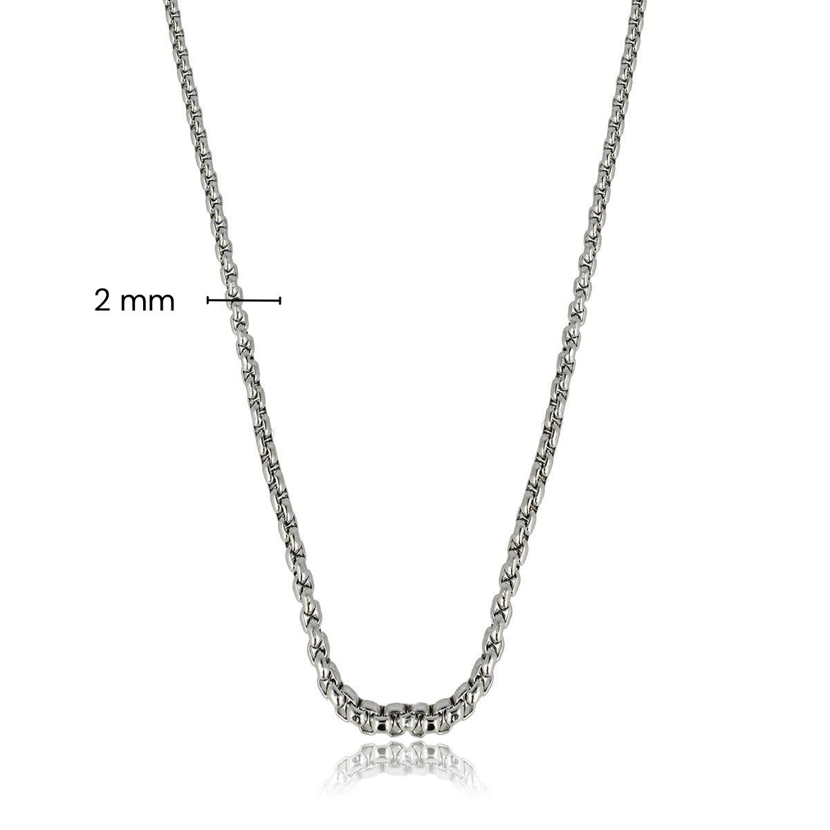 Silberne Gliederkette 2,5 mm - Elegantes Design