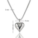 Ketting met Hart Hanger • Zilver