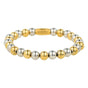 Elastisches Perlenarmband • 6 mm • Bicolor