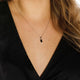 Zilveren Ketting met Onyx Hanger - Elegant en Stijlvol