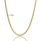 Luxe Goldene Box Kette 470mm - Elegantes Schmuckstück