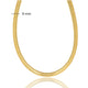 Goldene Halskette 14 Karat Edelstahl