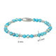 Bunte Imperial-Jaspis-Armband aus Edelstahl