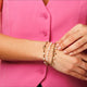 Gouden Armband met Zeester en Aventurine Edelstenen