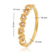 Heart Ring with Zirconia Stones • Champagne