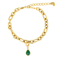Armband met Green Agate - Geboortesteen Mei