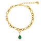 Armband met Green Agate - Geboortesteen Mei