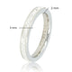 Ring mit Zirkonia-Steinen • 3 mm • Silber