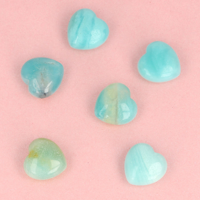 Edelstenen hart - Amazonite