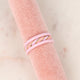 Ringset rosa Epoxidharz