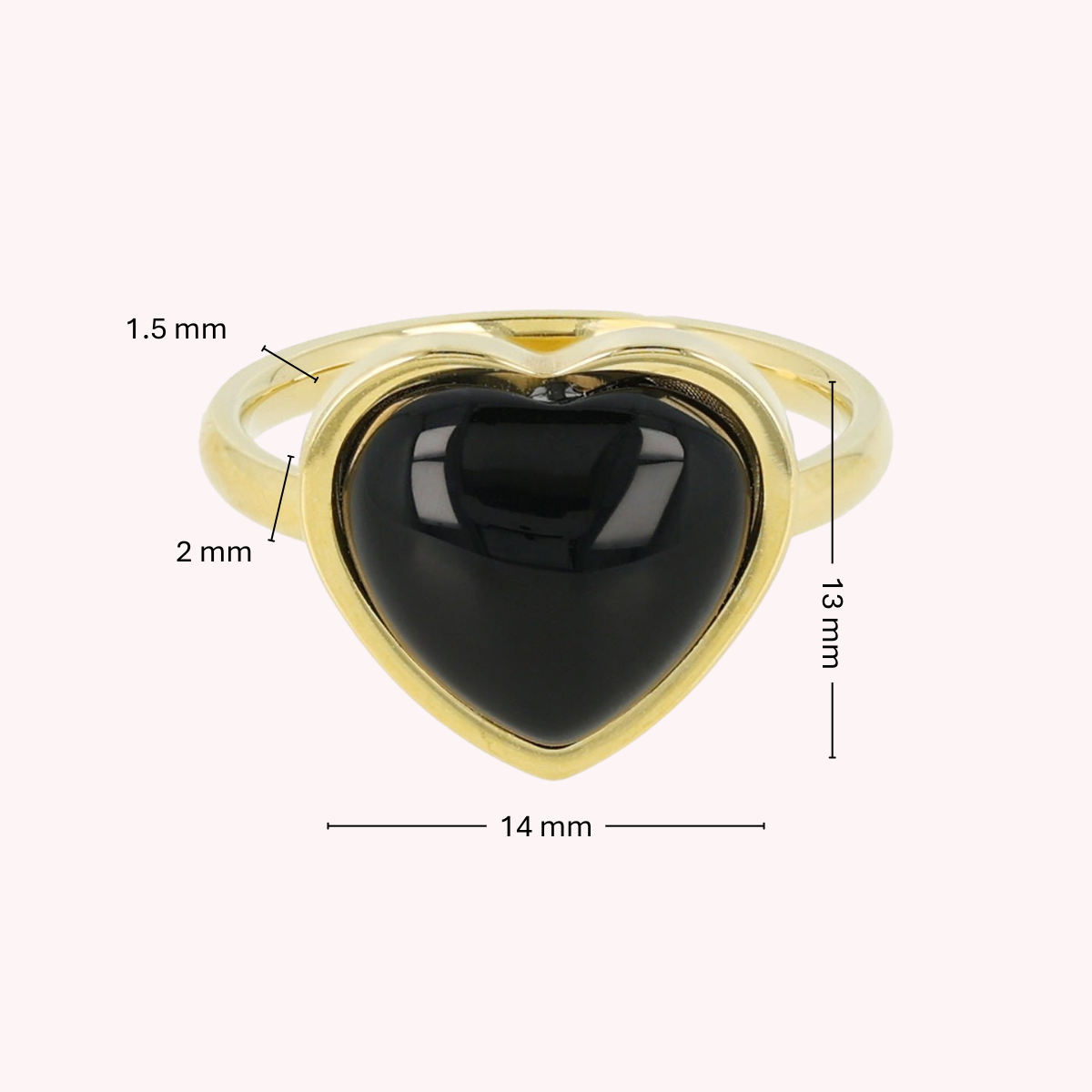 Harten Ring • Onyx