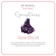 Gouden Vintage Oorbellen met Amethyst Edelsteen