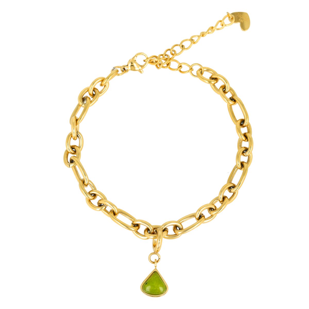 Armband met Peridot - Geboortesteen Augustus