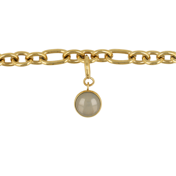 Armband met Chalcedoon - Geboortesteen Maart